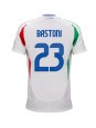 Italia Alessandro Bastoni #23 Vieraspaita EM-Kisat 2024 Lyhythihainen